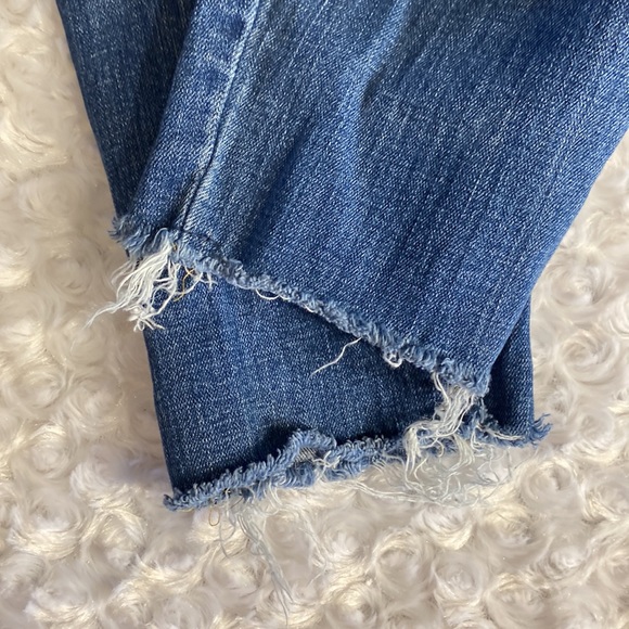 Isabel MATERNITY skinny jeggings size 6 distressed denim Pregnancy post Stretch - Picture 8 of 9